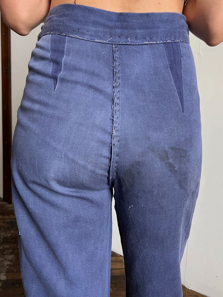 Vintage 1930's - 1940's Side Button Pants, Women's