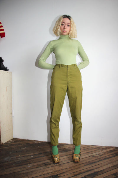 Vintage 1960's Green Pants