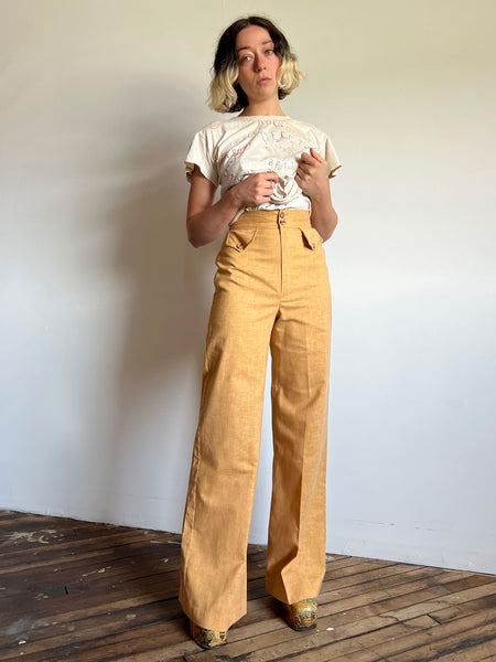 Vintage 1970's High Waist Pants