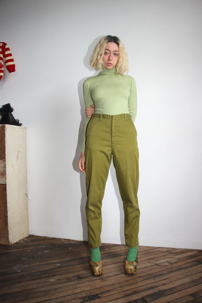 Vintage 1960's Green Pants