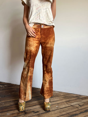 Vintage Late 1960's Leather Pants by Cordoba Made in England Size Large