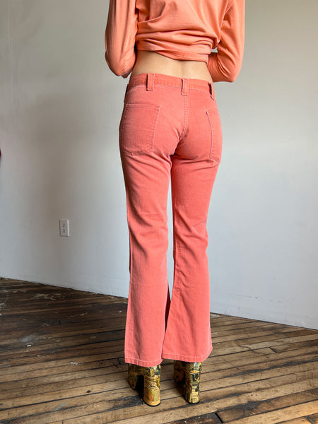 Vintage 1970's Coral Jeans