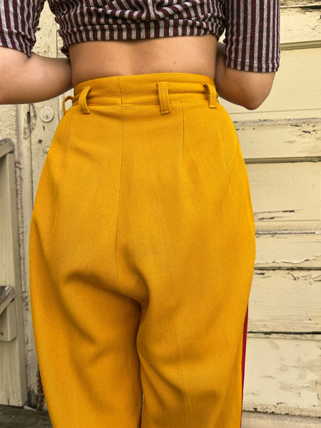 Vintage 1940's Side Zip Uniform Pants