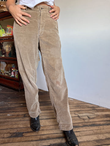 Vintage 1920's 1930's Corduroy Pants