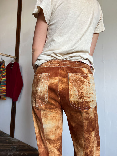 Vintage Late 1960's Leather Pants by Cordoba Made in England Size Large