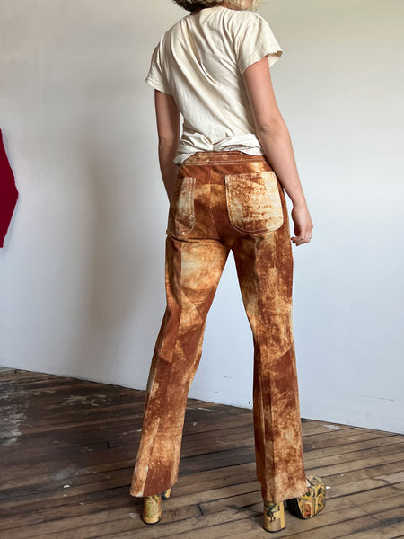 Vintage Late 1960's Leather Pants by Cordoba Made in England Size Large