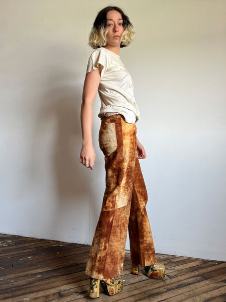 Vintage Late 1960's Leather Pants by Cordoba Made in England Size Large