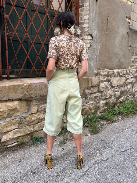Vintage 1940's Capri Pants