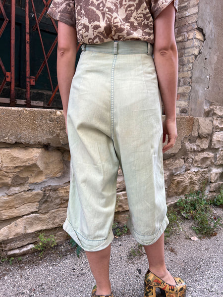 Vintage 1940's Capri Pants