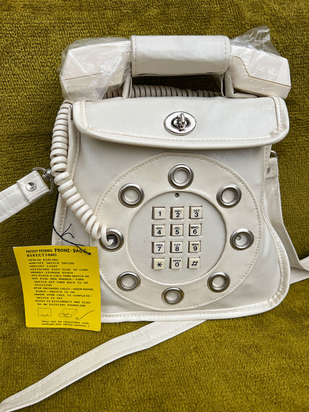 Rare 1960's - 1970's Dead-Stock Phone Bag by Dallas Handbags