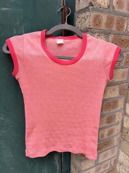 Vintage 1960's Pink Babydoll Tee