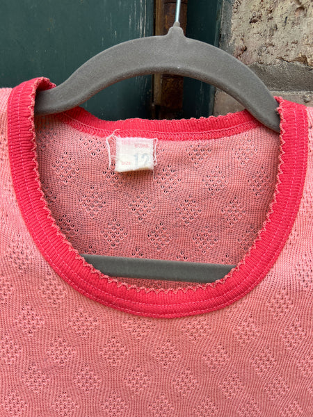 Vintage 1960's Pink Babydoll Tee