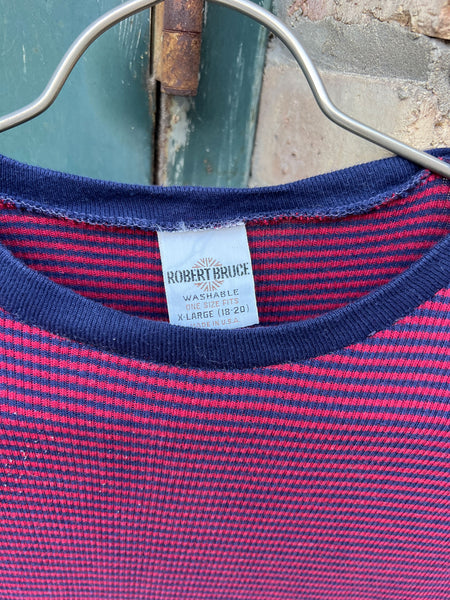 Vintage 1960's - 70's Ribbed Cotton T-Shirt