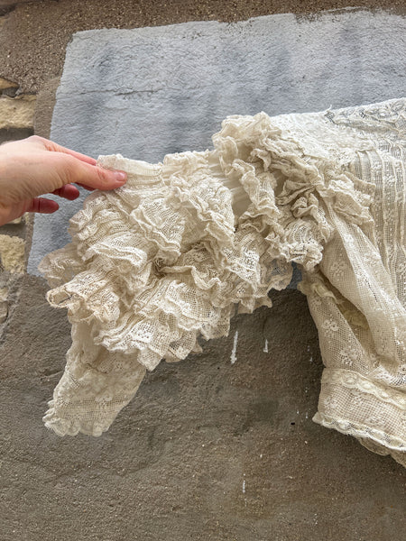 Antique Late 1800's Ruffled Bodice