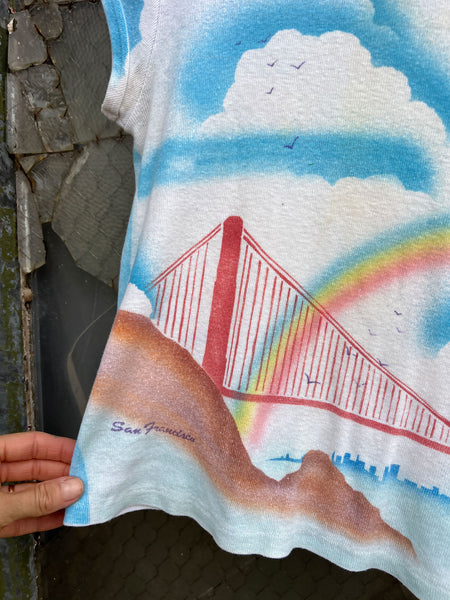 Vintage 1960's San Francisco Baby Doll Fit Tee