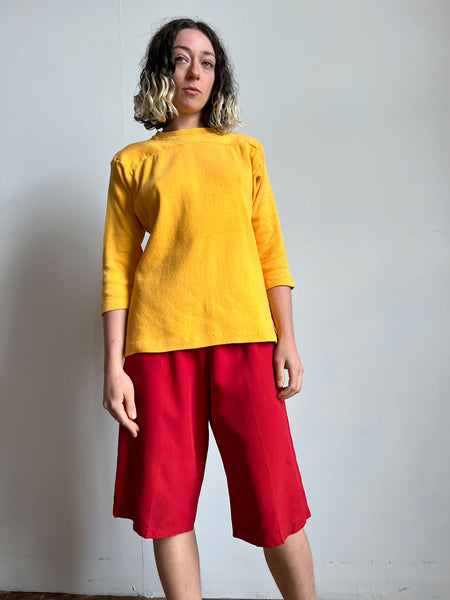 Vintage 1930's- 1940's 'Loomtogs' Side Zip Capri Pants