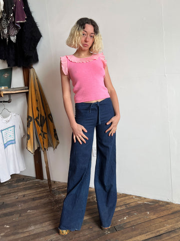 Vintage 1970's Wide Leg Jeans