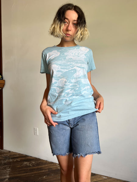 Vintage 1970's Cut Off Denim Shorts