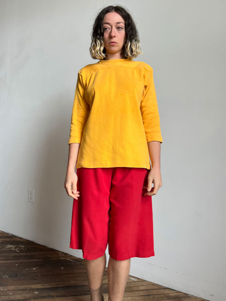 Vintage 1930's- 1940's 'Loomtogs' Side Zip Capri Pants