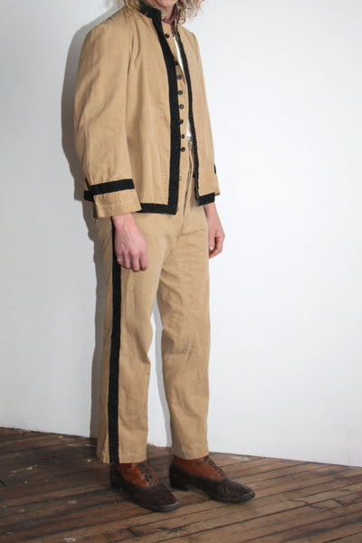 Late 1800's Buckle Back Jacket and Pants Set