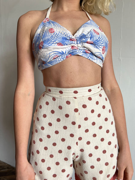Vintage 1930's - 1940's Polka Dot Shorts