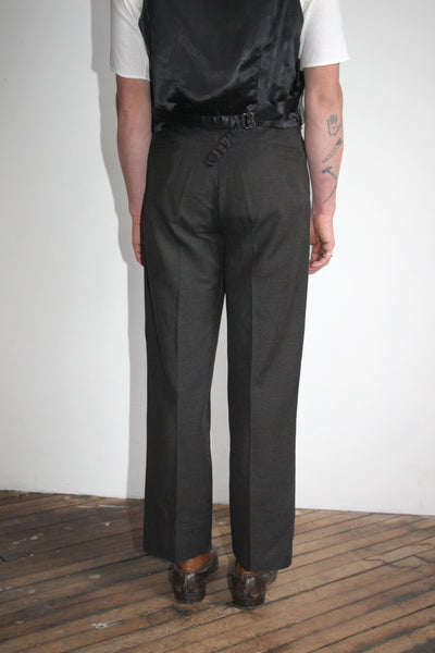 Early Vintage 1920's Grey Wool Slacks