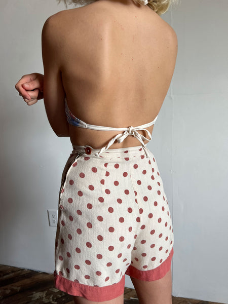 Vintage 1930's - 1940's Polka Dot Shorts