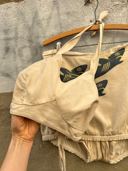 Vintage 1930's Catalina Shark Bathing Suit