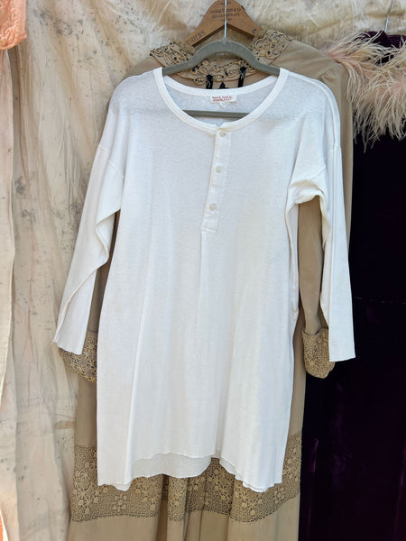 Vintage 1930's - 40's White Cotton Undershirt