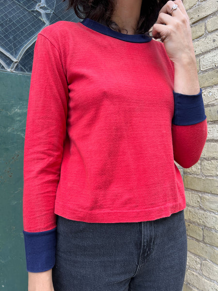 Vintage 1960's Long Sleeve Cotton Shirt