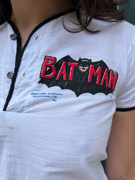 Vintage Early 1960's Batman Button Down