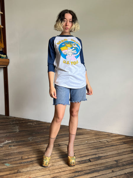 Vintage 1970's Grateful Dead DEAD HEAD US Tour Ringer Tee