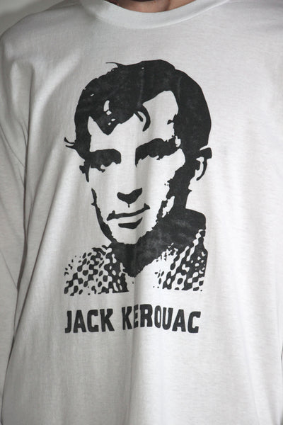 Vintage 1980's Jack Kerouac Long Sleeved Shirt, Deadstock 80's, Beat Poet