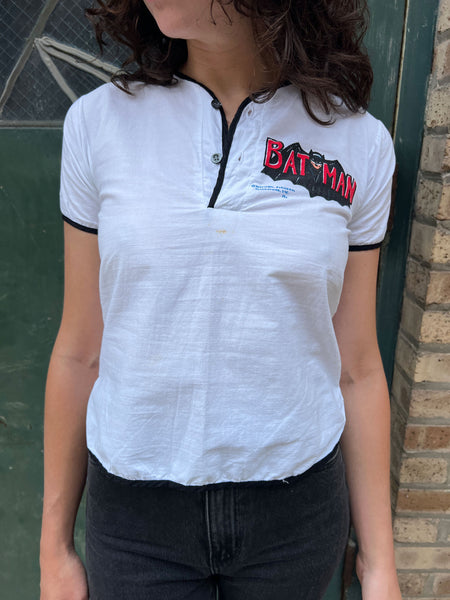 Vintage Early 1960's Batman Button Down