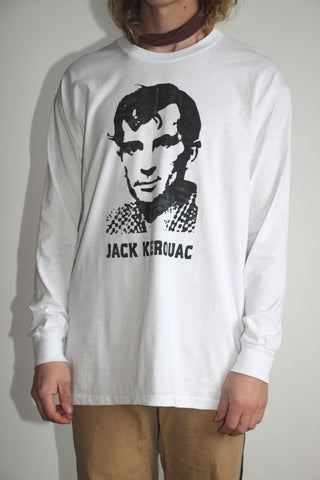 Vintage 1980's Jack Kerouac Long Sleeved Shirt, Deadstock 80's, Beat Poet