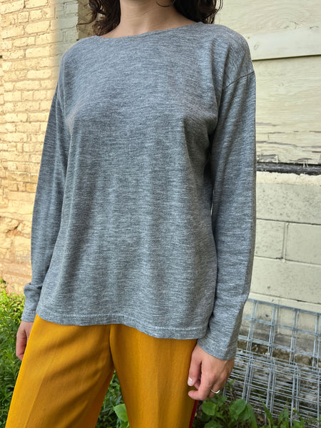 Vintage 1960's Grey Long Sleeve Shirt