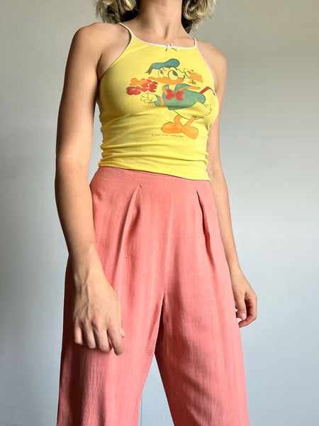 Vintage 1970's Donald Duck Tank Top