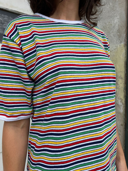 Vintage 1960's Munsingwear Striped Cotton T-Shirt