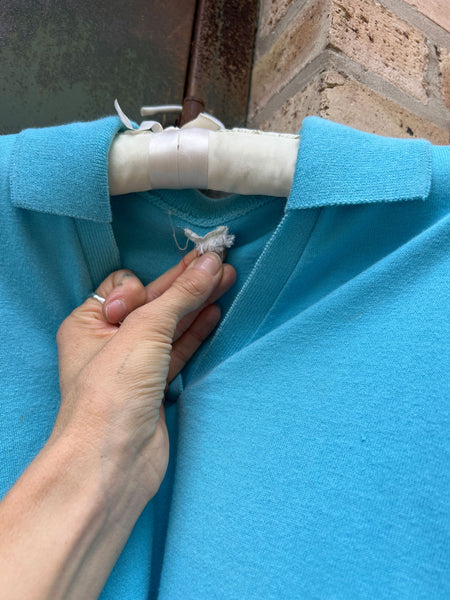 Vintage 1950's Cotton Short Sleeve Top