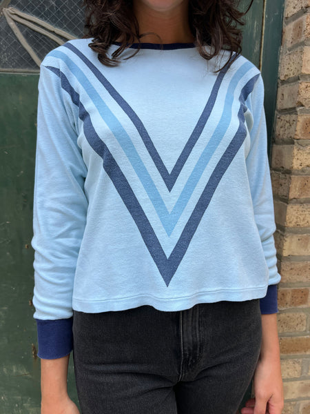Vintage 1950's - 60's Cotton Long Sleeve Shirt