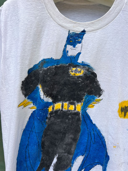 Vintage Handpainted Bootleg Batman T-Shirt