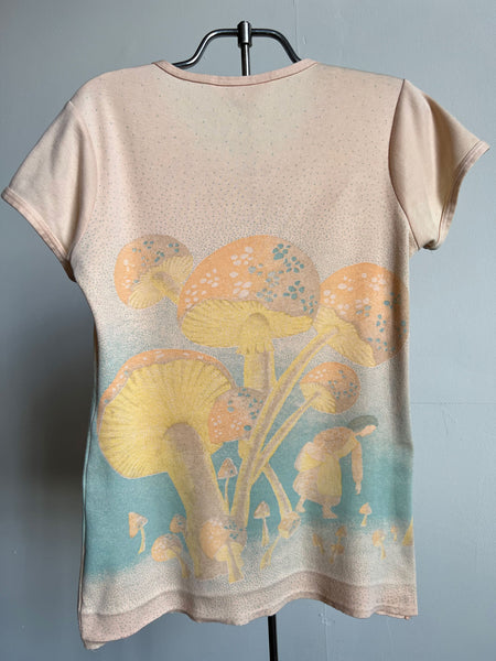 Vintage Early 1970's Magic Mushroom T Shirt, Tee, Psychedelic