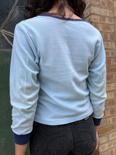 Vintage 1950's - 60's Cotton Long Sleeve Shirt