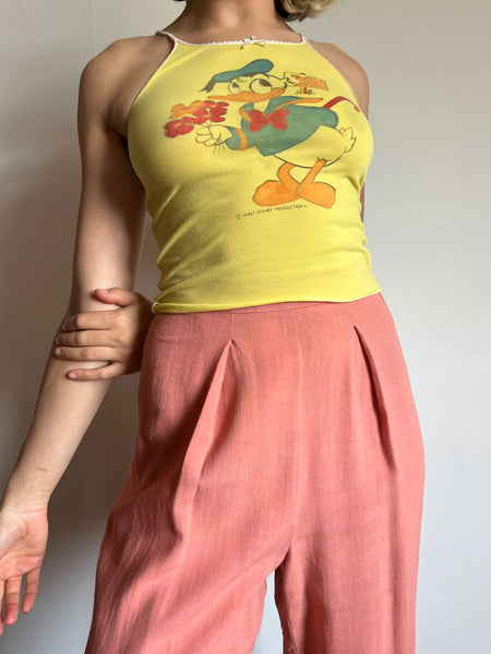 Vintage 1970's Donald Duck Tank Top