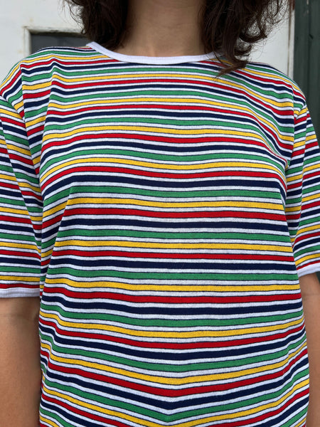 Vintage 1960's Munsingwear Striped Cotton T-Shirt