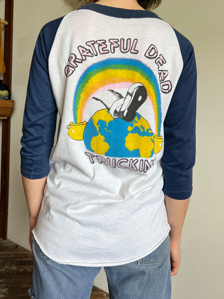 Vintage 1970's Grateful Dead DEAD HEAD US Tour Ringer Tee