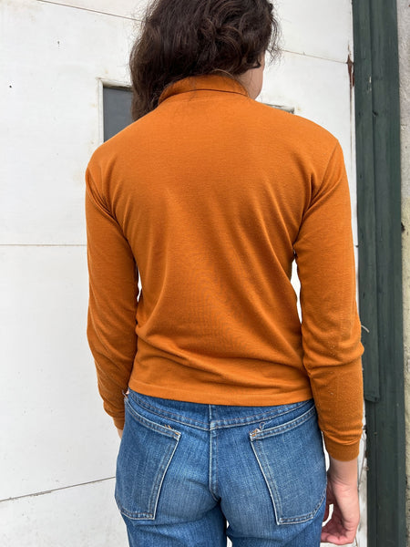 Vintage 1960's Penguin Long Sleeved Polo Shirt