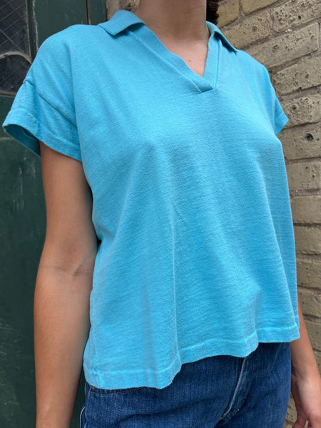 Vintage 1950's Cotton Short Sleeve Top
