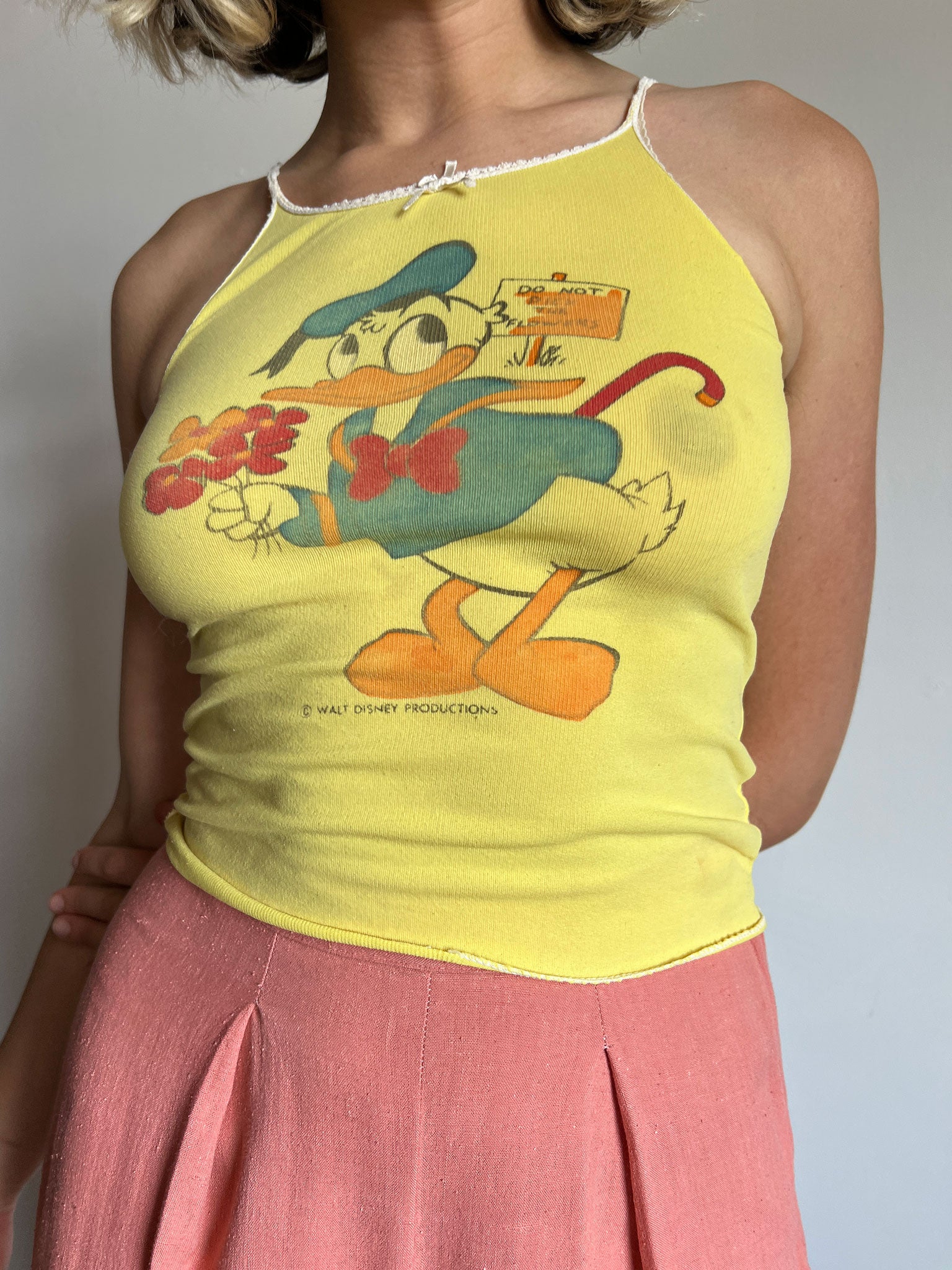 Vintage 1970's Donald Duck Tank Top