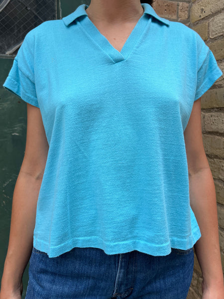 Vintage 1950's Cotton Short Sleeve Top